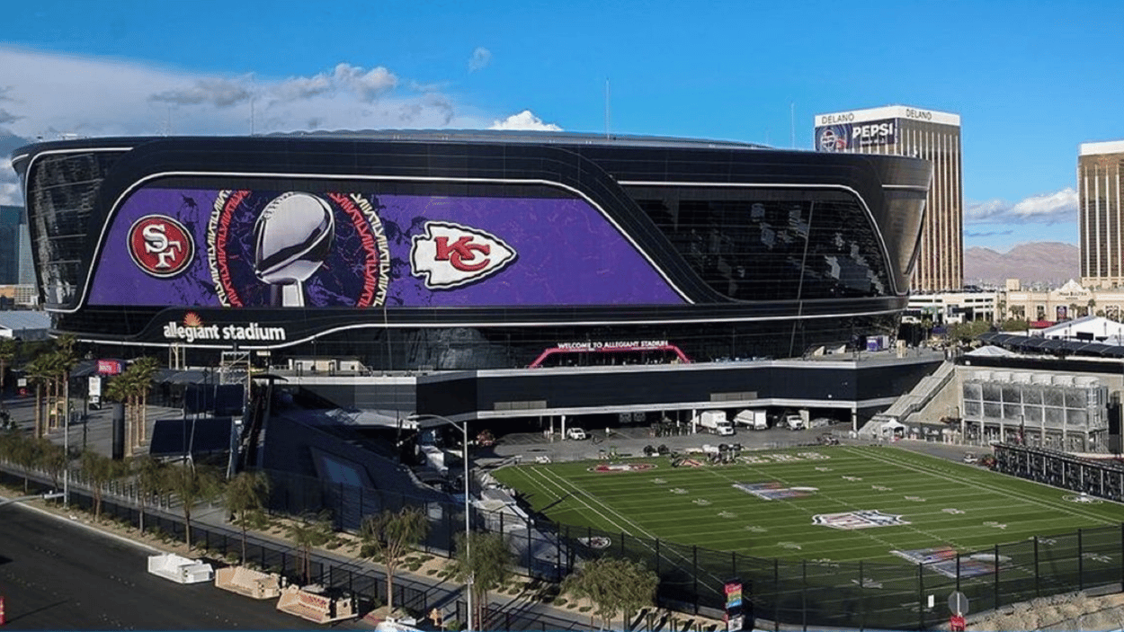 Super Bowl LVIII: Standing Out Amidst the Vegas Skyline