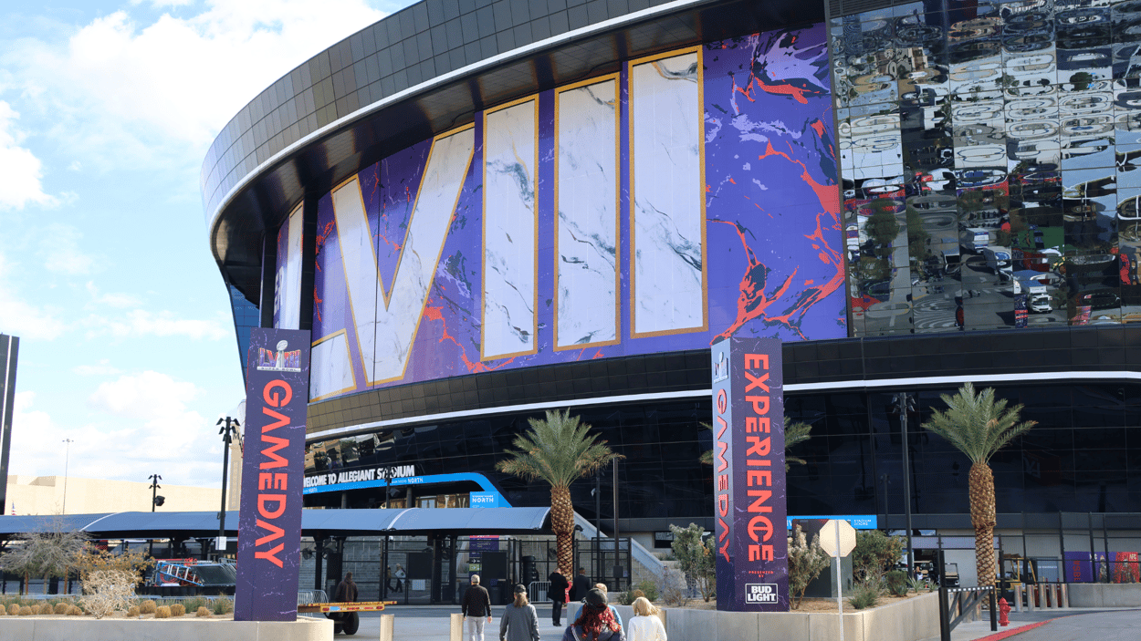 Super Bowl LVIII: Standing Out Amidst the Vegas Skyline