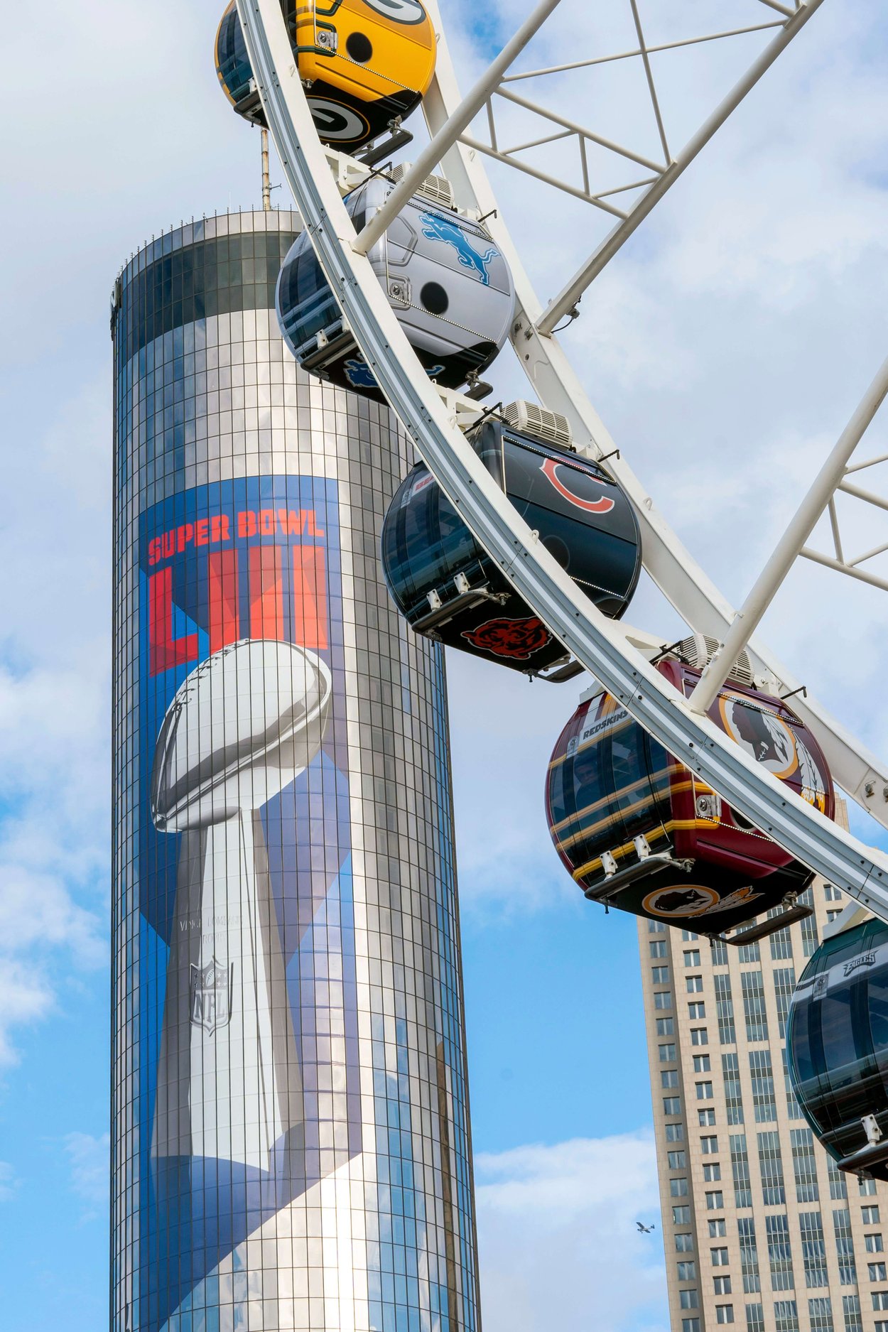 Super Bowl LIII: A City Illuminated by Bud Light’s Graphics