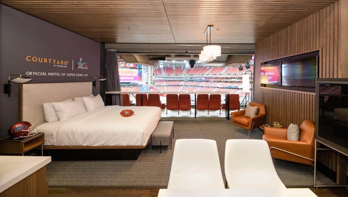 Iconic Super Bowl Marriott Sleepover Suite Experience